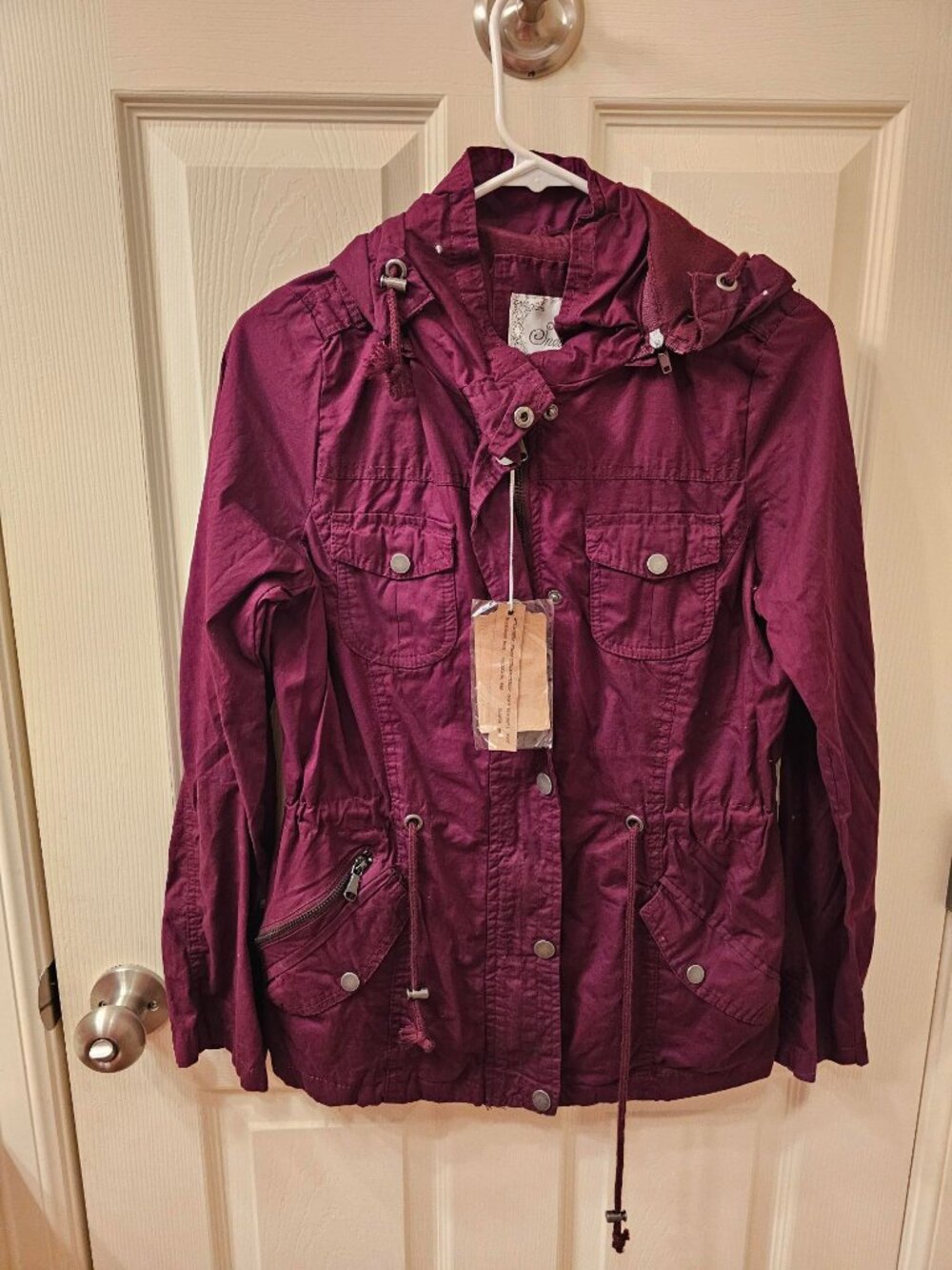 NWT Snobbish Medium Burgundy Jacket
